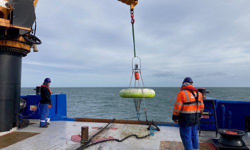 Wave buoy deployed near Eyemouth