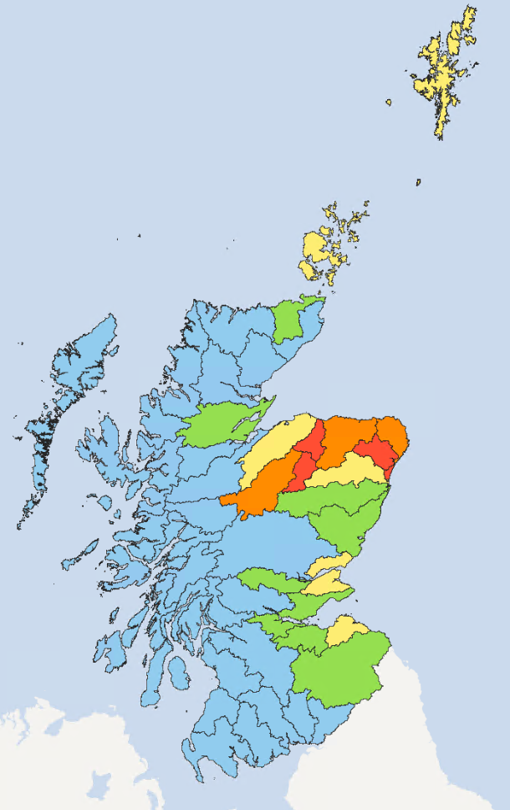 Map of Scotland