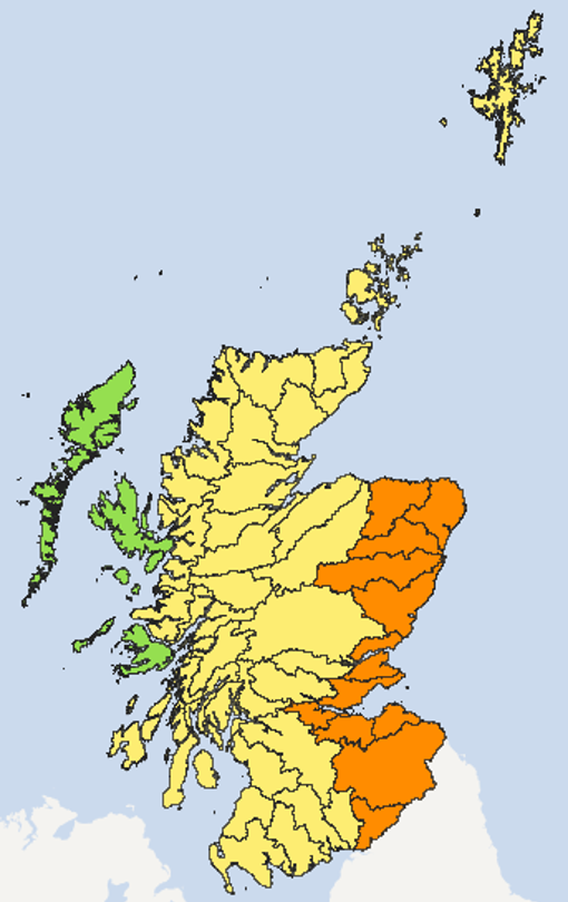 Map of Scotland