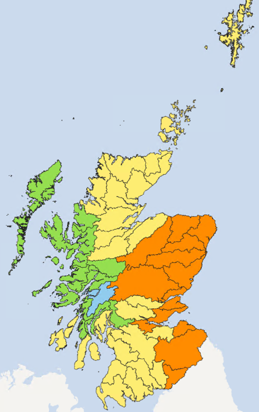 Map of Scotland