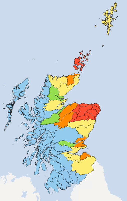 Map of Scotland
