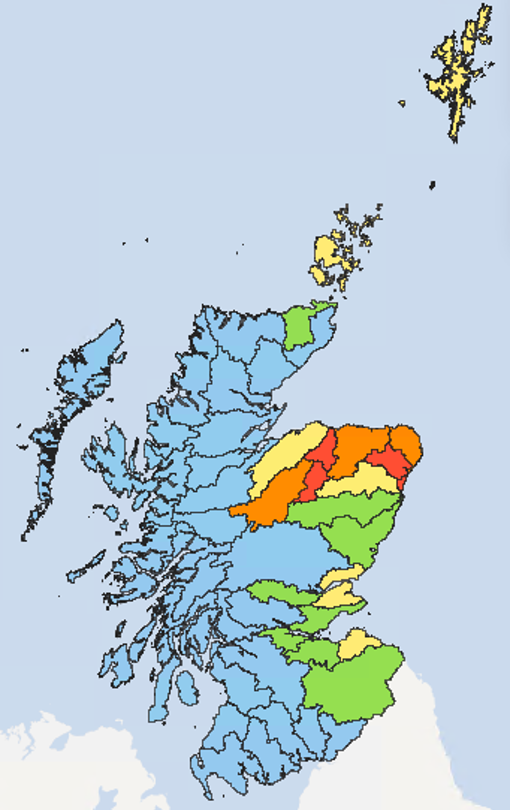 Map of Scotland