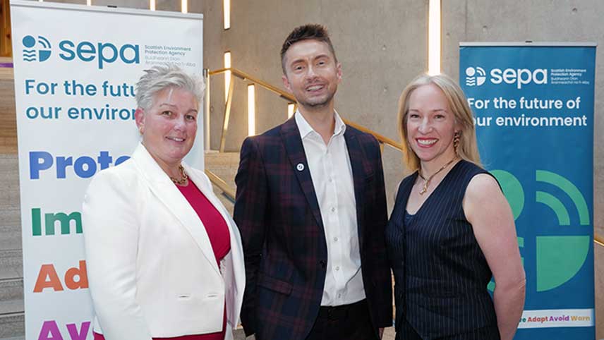 Nicole Paterson, Sean Batty and Lisa Tennant