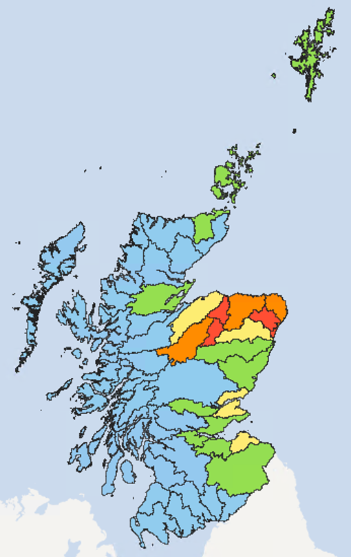 Map of Scotland