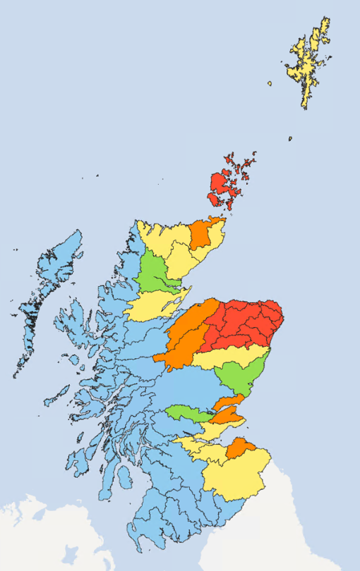 Map of Scotland